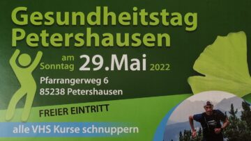 Gesundheitstag Petershausen 2022: Wir sind dabei!