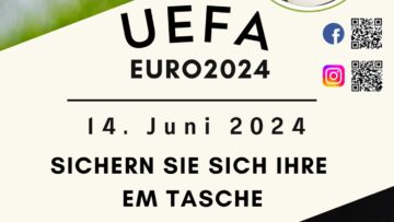 Mit unserer EM-Tasche gestärkt in die Fußball EM 2024