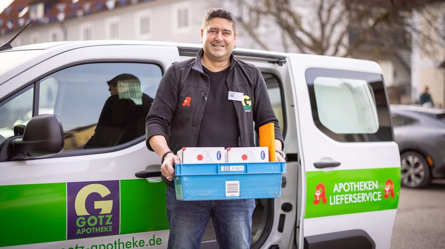 Medikamenten-Ausfahrer der Götz Apotheke