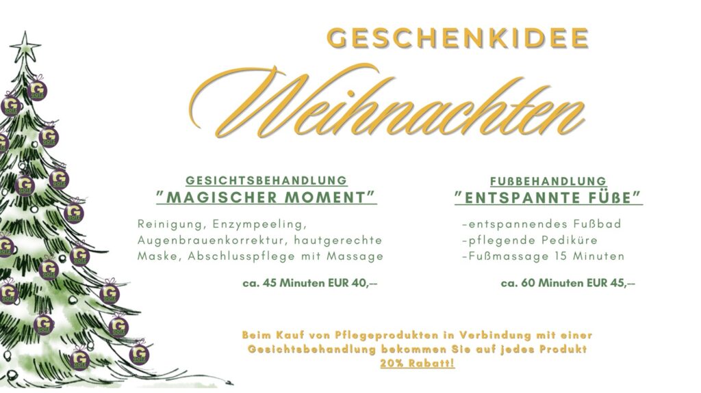 Verwöhnende Geschenkideen für Weihnachten