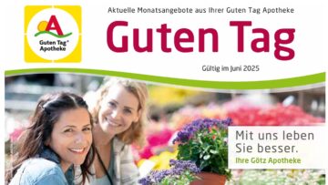 Titelbild des Angebots-Flyers der Götz Apotheken für den Monat Juni