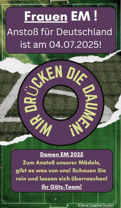 Überraschung zum Anstoß der Damen-EM
