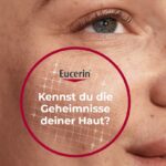 Gesicht einer jungen Frau mit Ankündigung für einen Hautberatungstag in der Götz Apotheke Petershausen