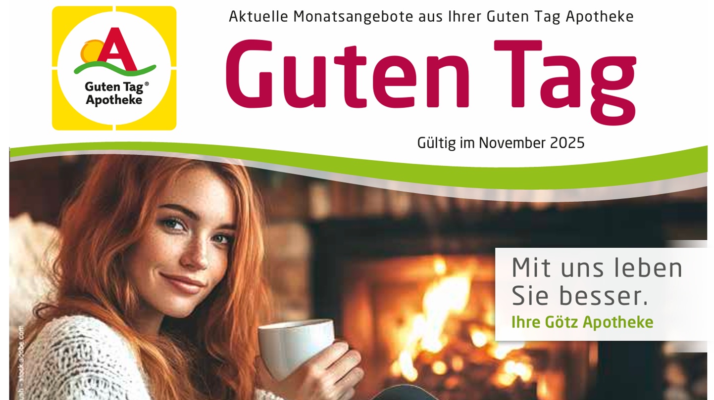 Flyer Titelseite Angebote November Götz Apotheke