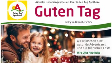 Titel des Angebots-Flyers der Götz Apotheken für Dezember