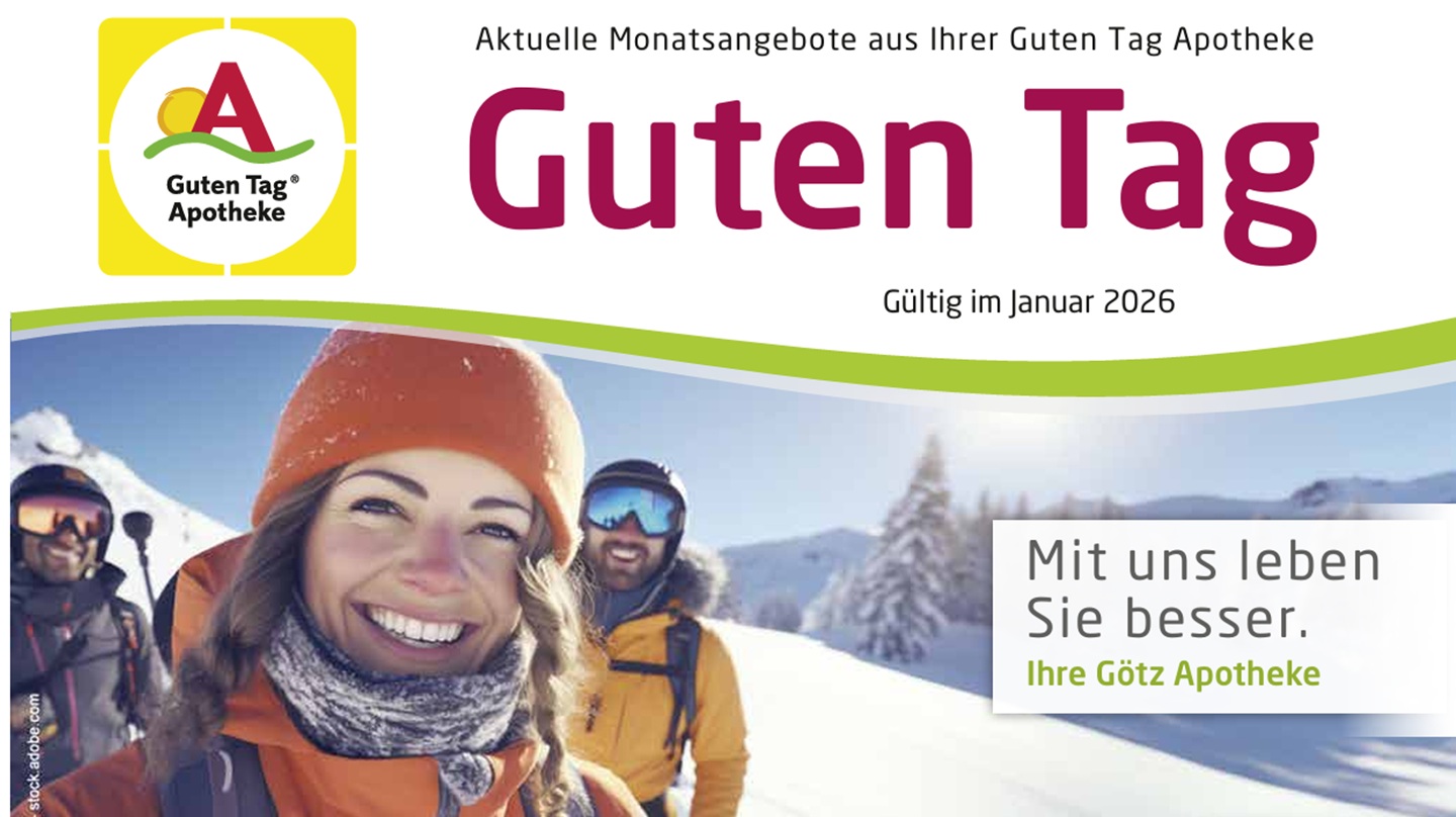 Angebotsflyer der Götz Apotheken für Januar