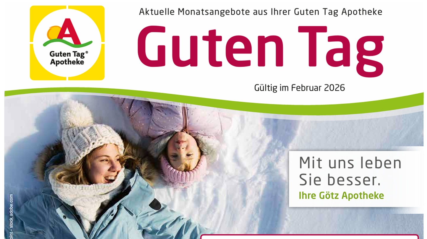 Titelseite des Angebotsflyers für den Monat Februar