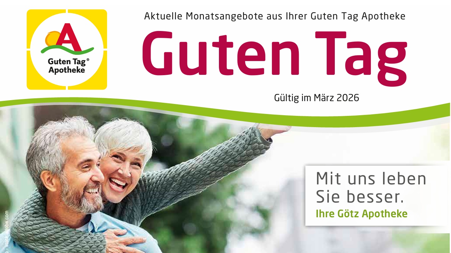 Titelseite des Angebotsflyers für den Monat März