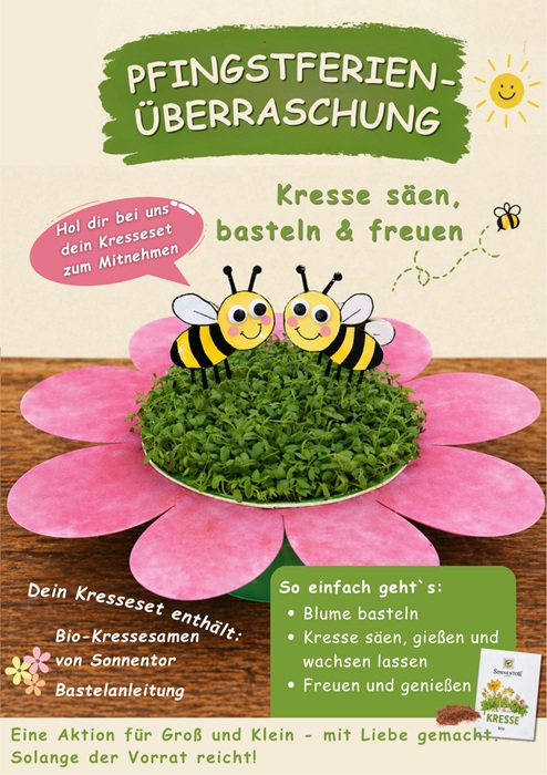 Plakat Ankündigung Kresseaktion