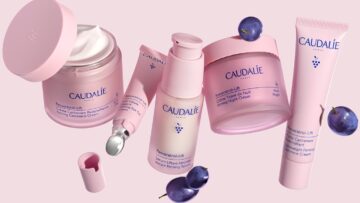 Verschiedene Produkte der Resveratrol-Kosmetik von Caudalie